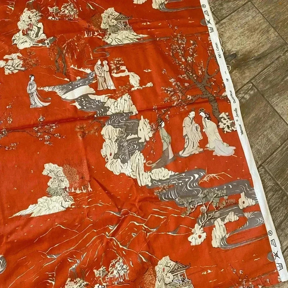 Jonelle Fabric Matsue Duracolor Chinese Cherry Blossom - Picture 3 of 7